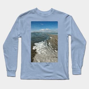 Shore of Great Salt Lake Long Sleeve T-Shirt